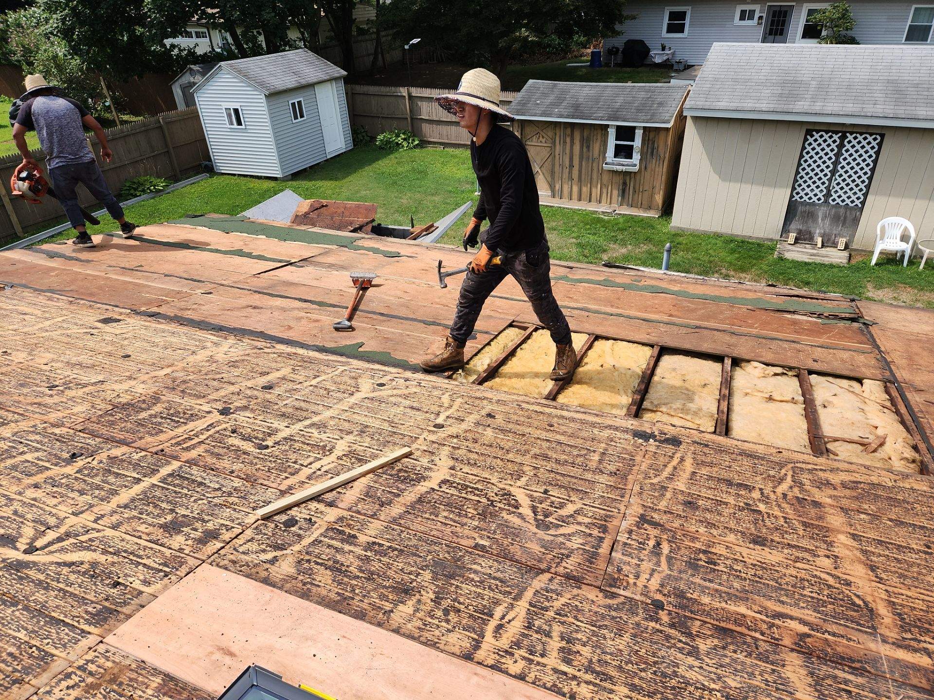Residential Roofing Installation using Owens Corning TruDefinition Duration AR - Estate Gray by A Plus Exterior