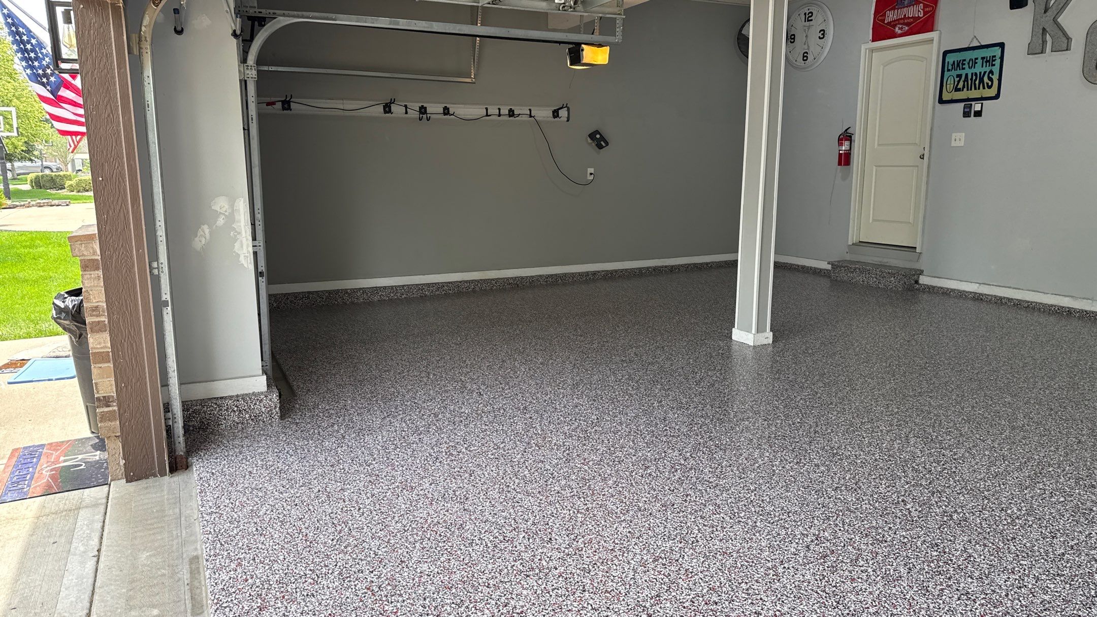 Tony & Denise Added A Little Flash To Their Garage  by Banner Garage