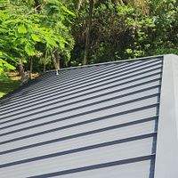 24ga 1.5" Mechanical Seam Charcoal Gray   by Total Roofing System The Metal Roof Experts