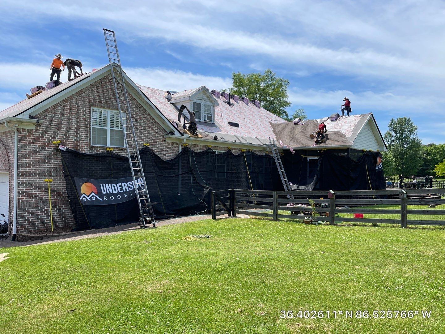 Residential Roofing Installation using Owens Corning Duration Shingles Roofing System by Undersun Roofing 