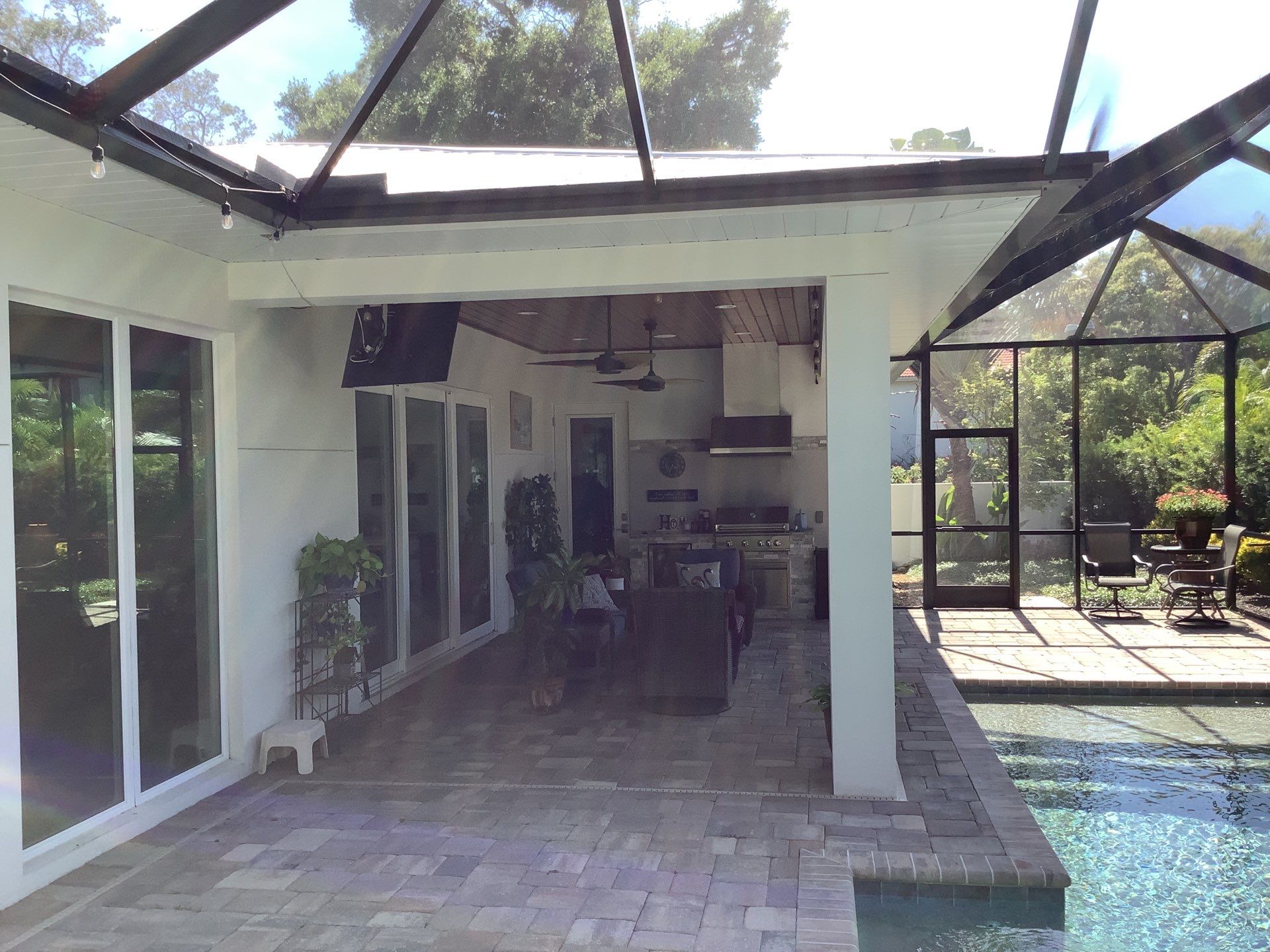 Gutter guards installation combined with gutter cleaning in Sarasota, FL by Gutter Professors