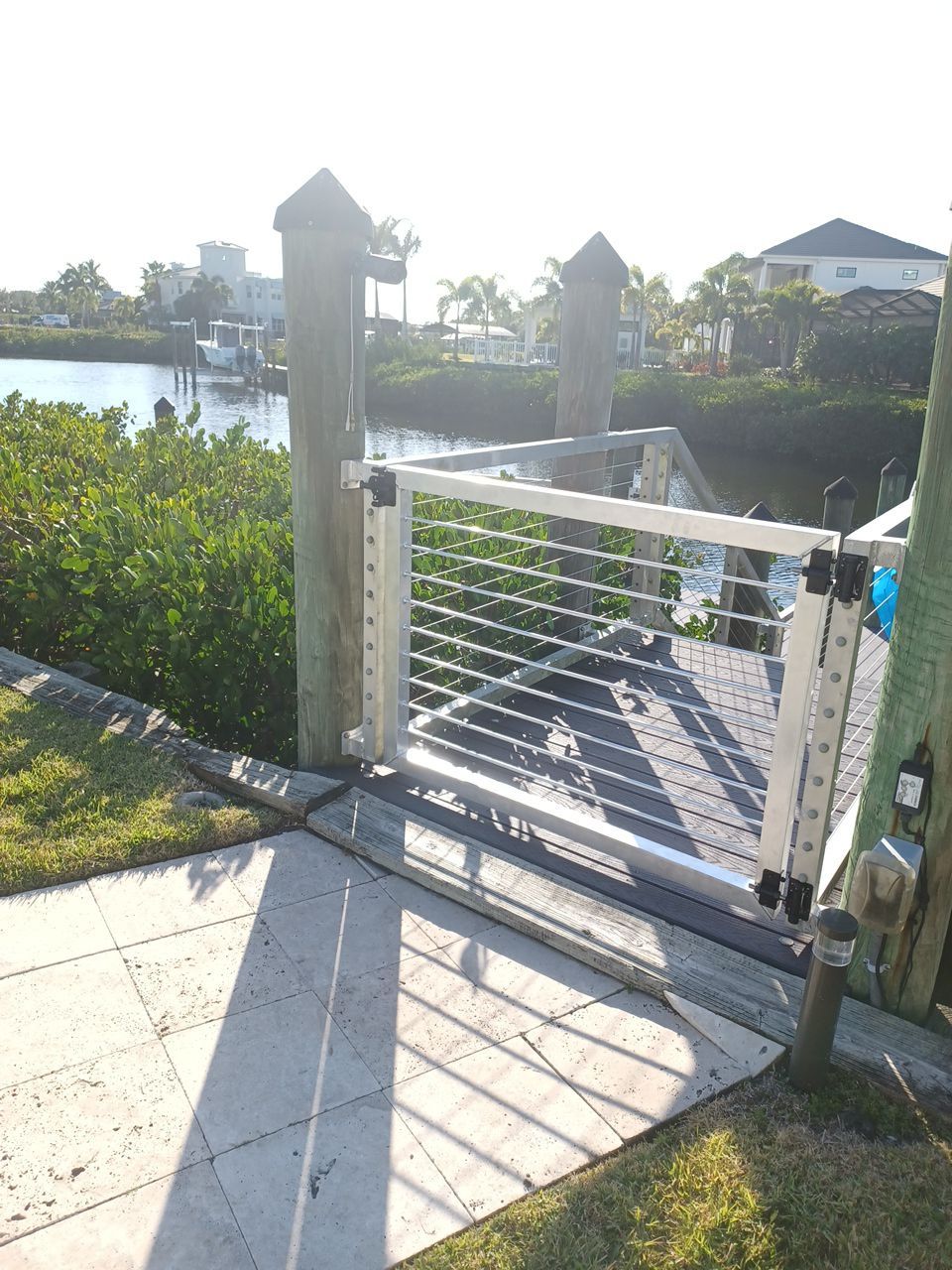 Bradenton, FL  Custom Boat Dock Gate by Asap fence and gates, LLC