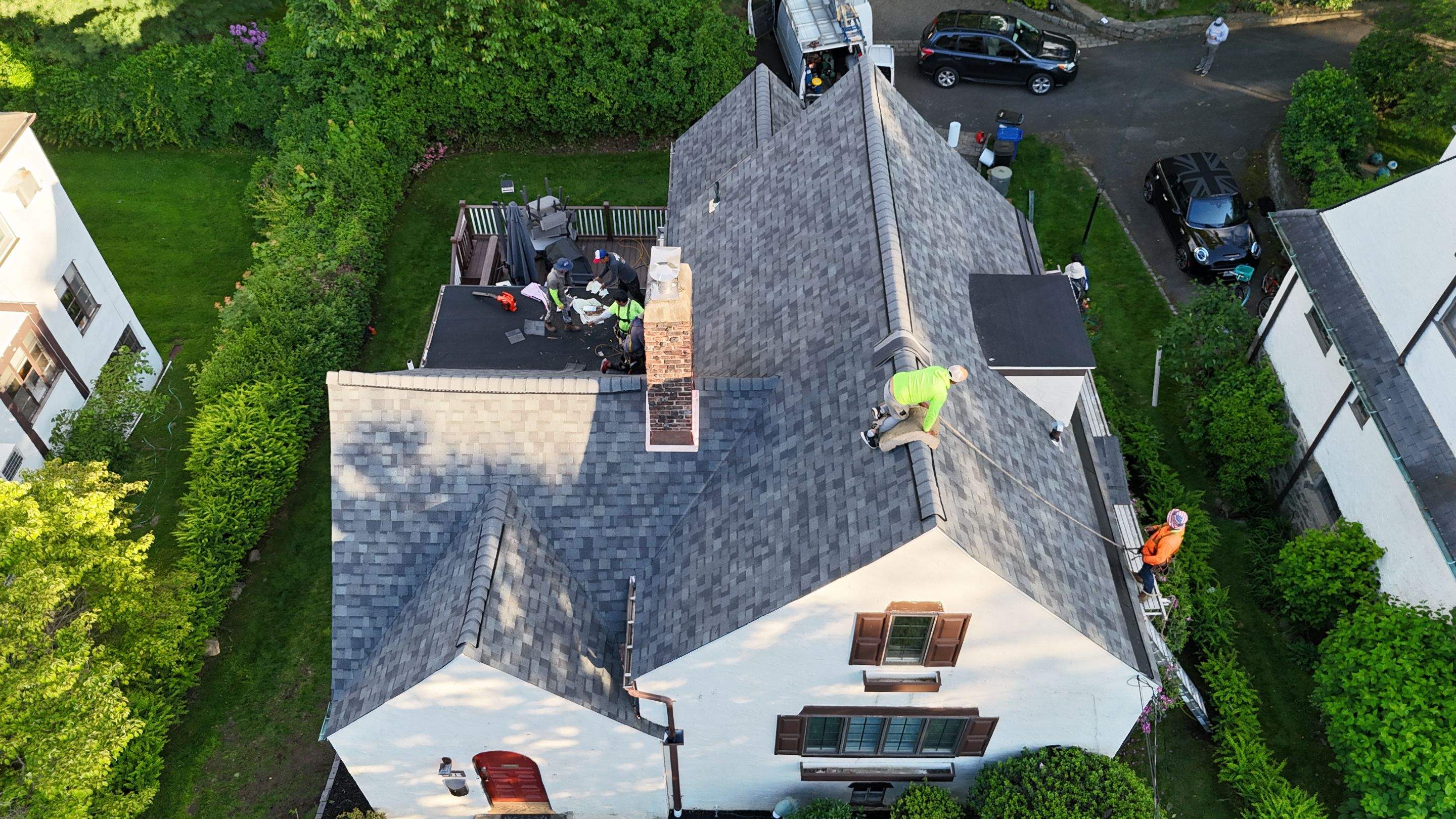 Project in Larchmont by Hudson Exteriors