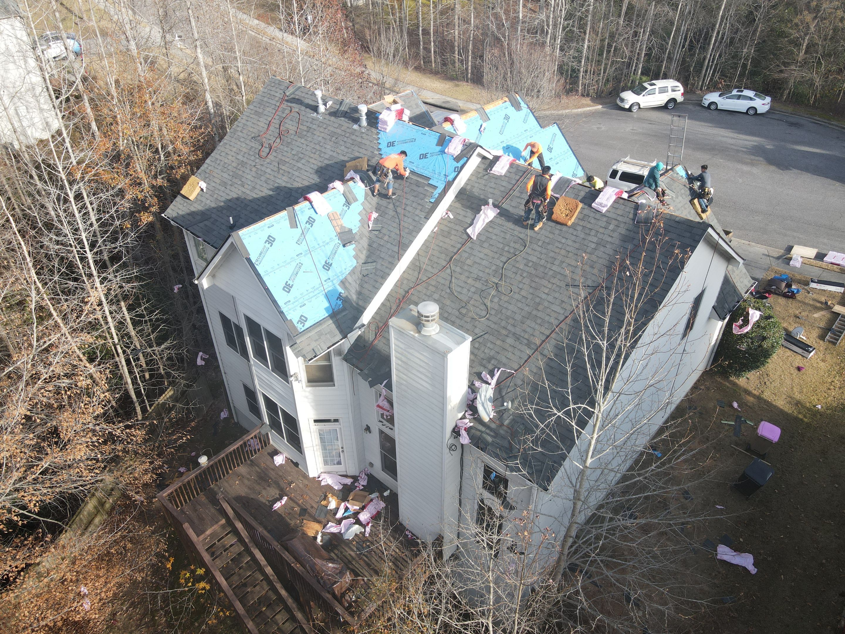 Residential Roofing Installation using Owens Corning by Inspector Roofing and Restoration