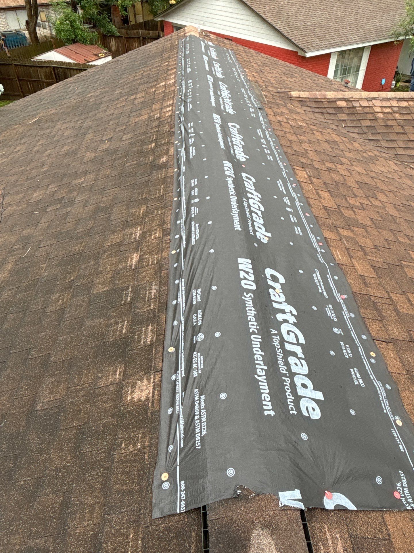 Residential Roofing Repair using Owen's Corning Duration (Lifetime) Shingles by Roof Repair Company