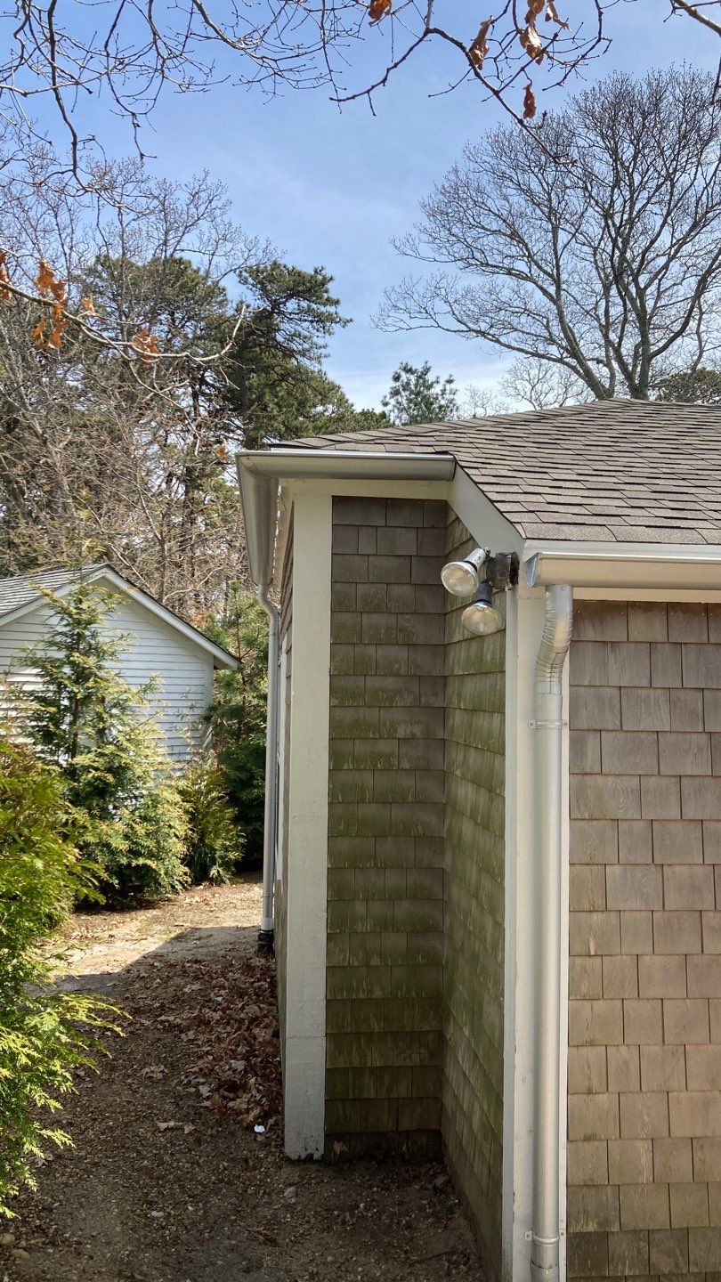 Gutter Installation using 6" Half Round Galvalume Gutter by Gutter Pro Enterprises