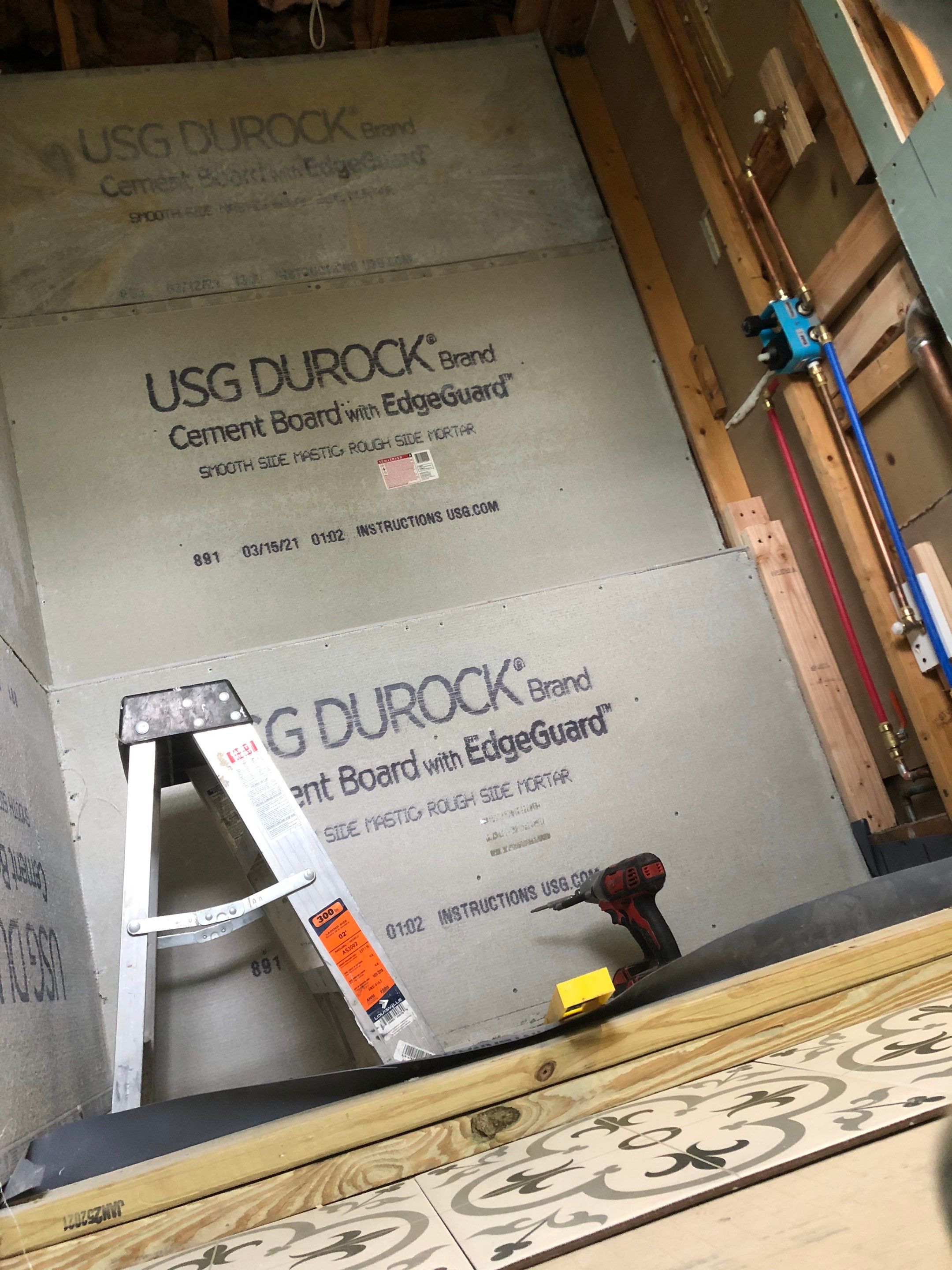 Bathroom Remodel using Tile by Home Concepts Construction