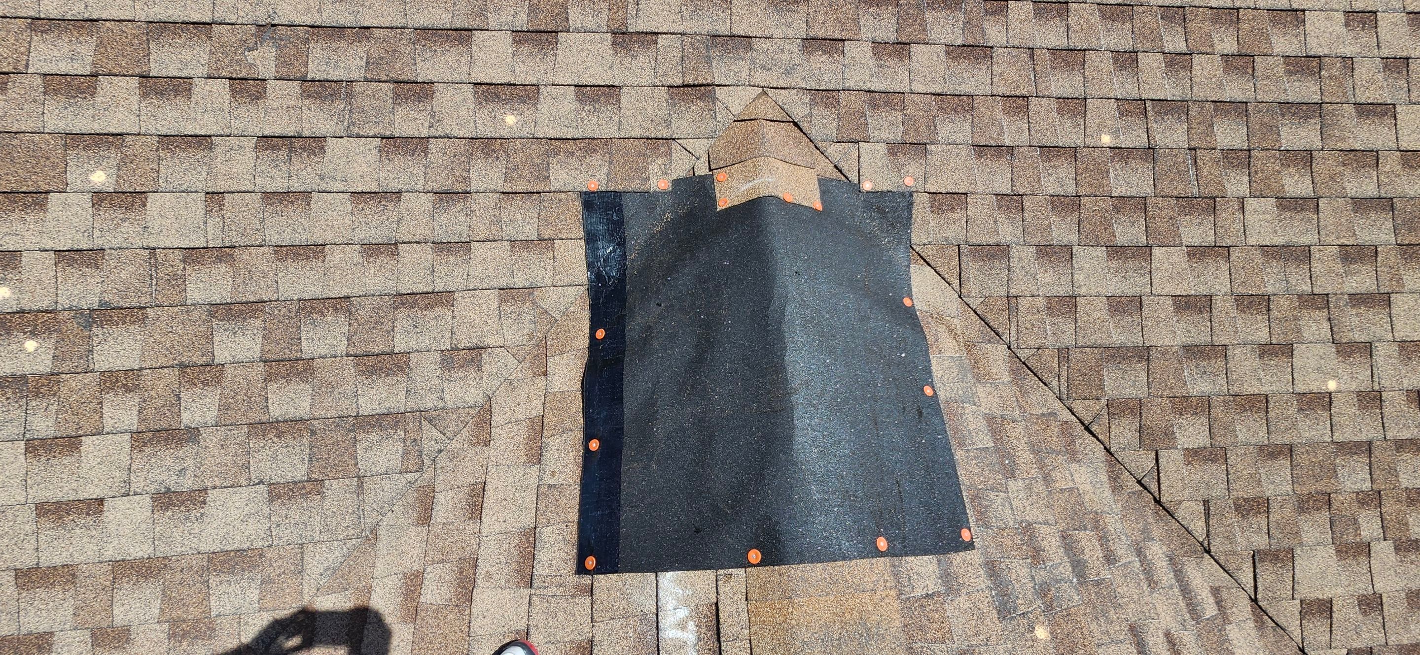 Architectural Asphalt Shingle Roof Replacement and Chimney Repair in Leander by Caliber Restoration LLC