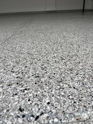 Garage Floor Coating using Coyote