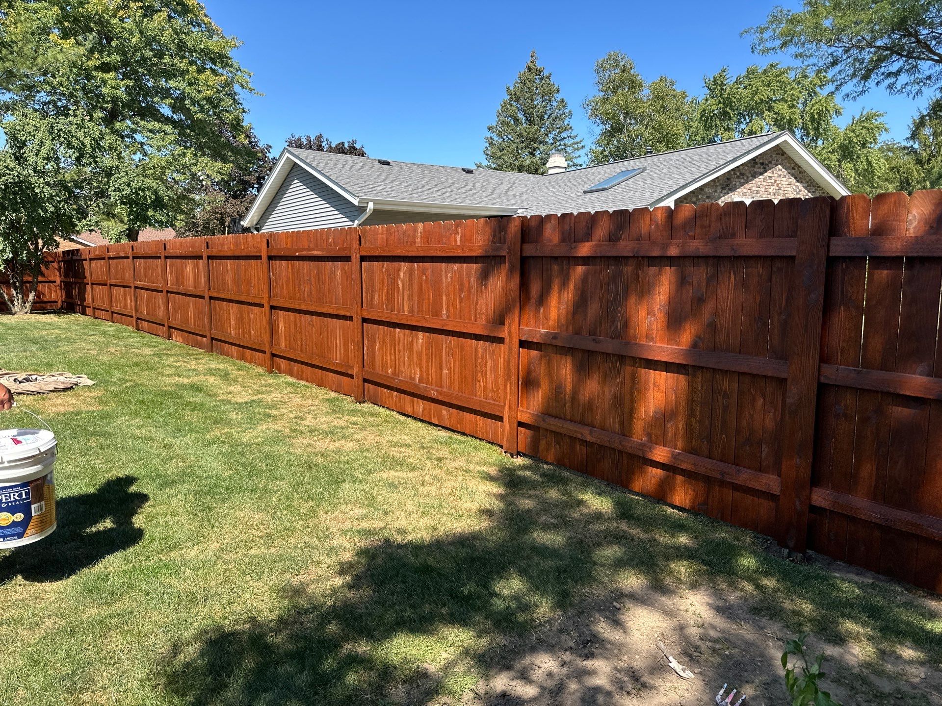 Fence Treatment by Two Brothers Residential Maintenance