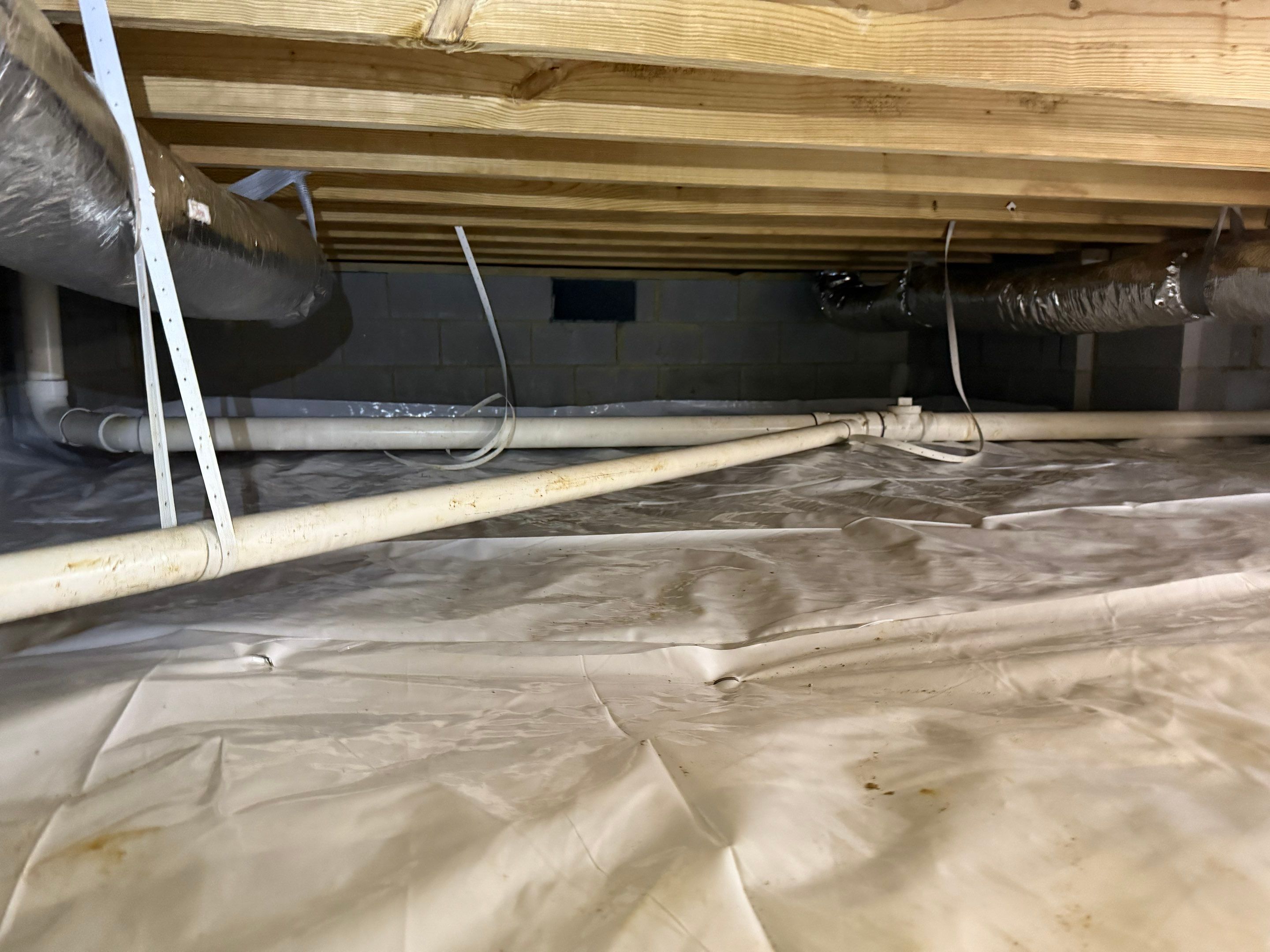 Project in Yorktown by Patriot Crawl Space Repairs