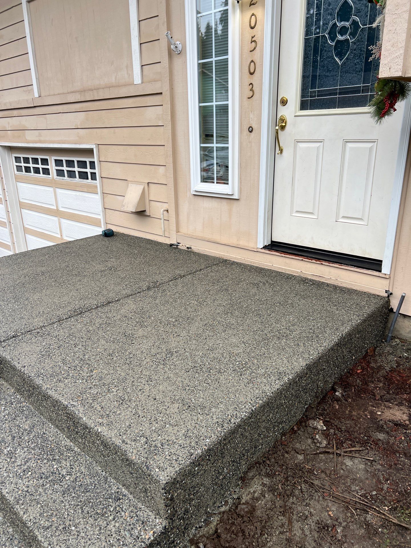 Concrete Front Stair Repair | Bothell  by Jireh Asphalt & Concrete Inc 