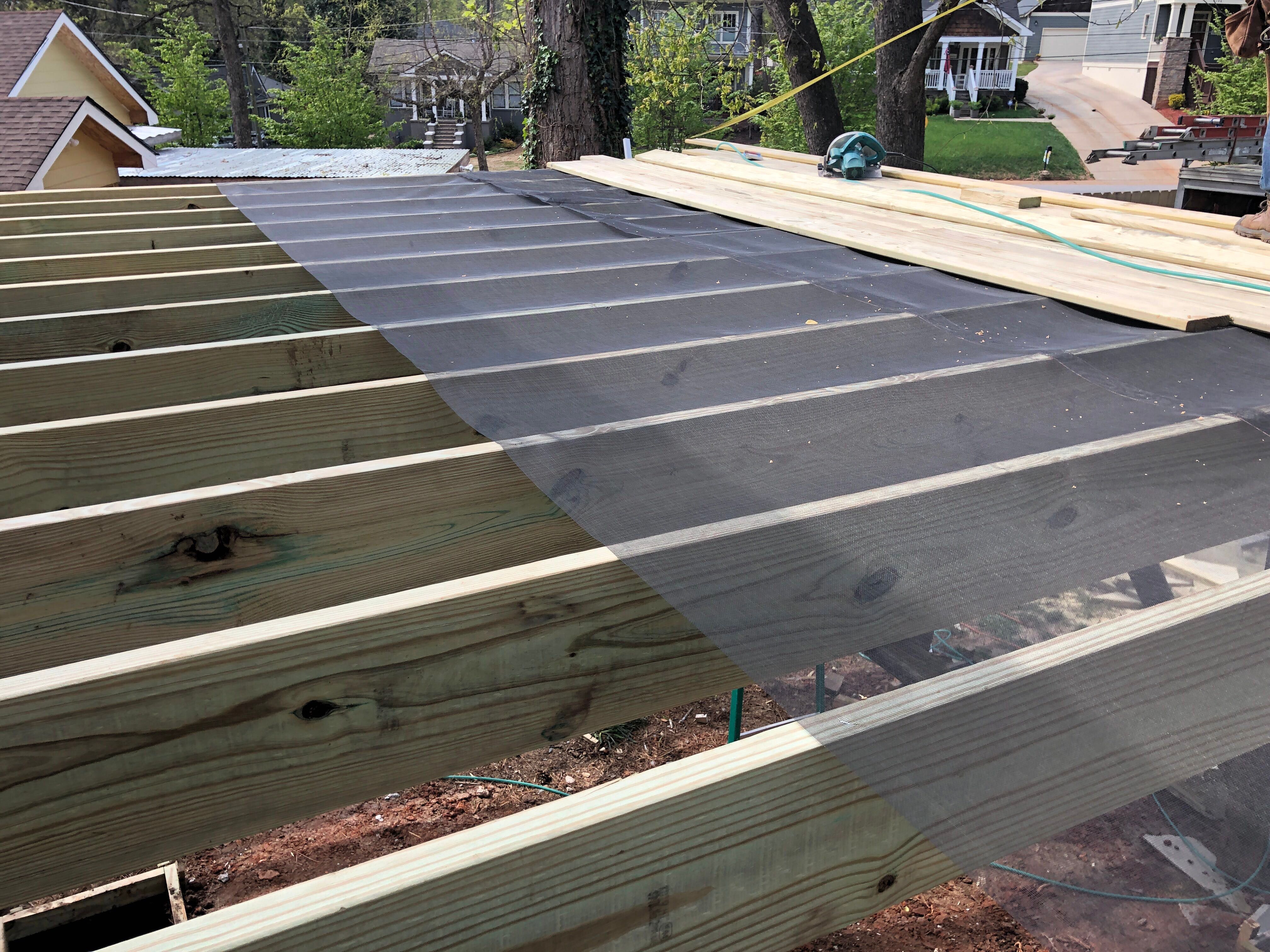 Custom Screened Porch Addition with Vaulted Wood Ceiling in Atlanta by Swift Home Renovations