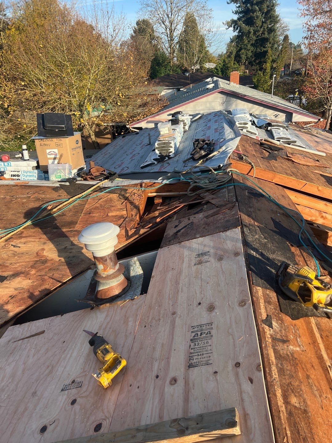 Residential Roof Installation: IKO Dynasty 30 Year Shingle Color: Frostone Grey by Orezona Building & Roofing Company, Inc.