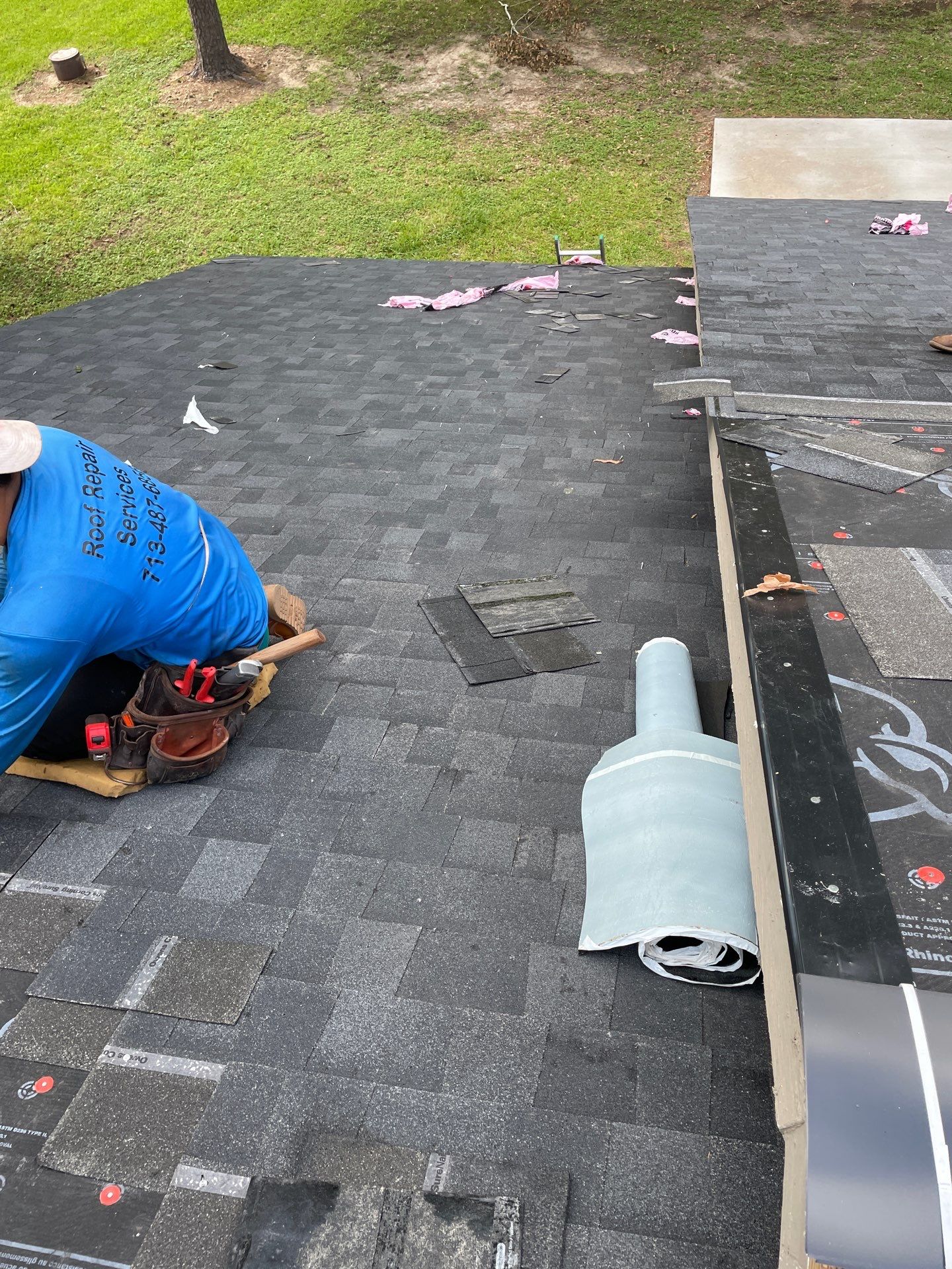 Residential Roofing Installation using Owen's Corning Duration (Lifetime) Shingles by Roof Repair Company