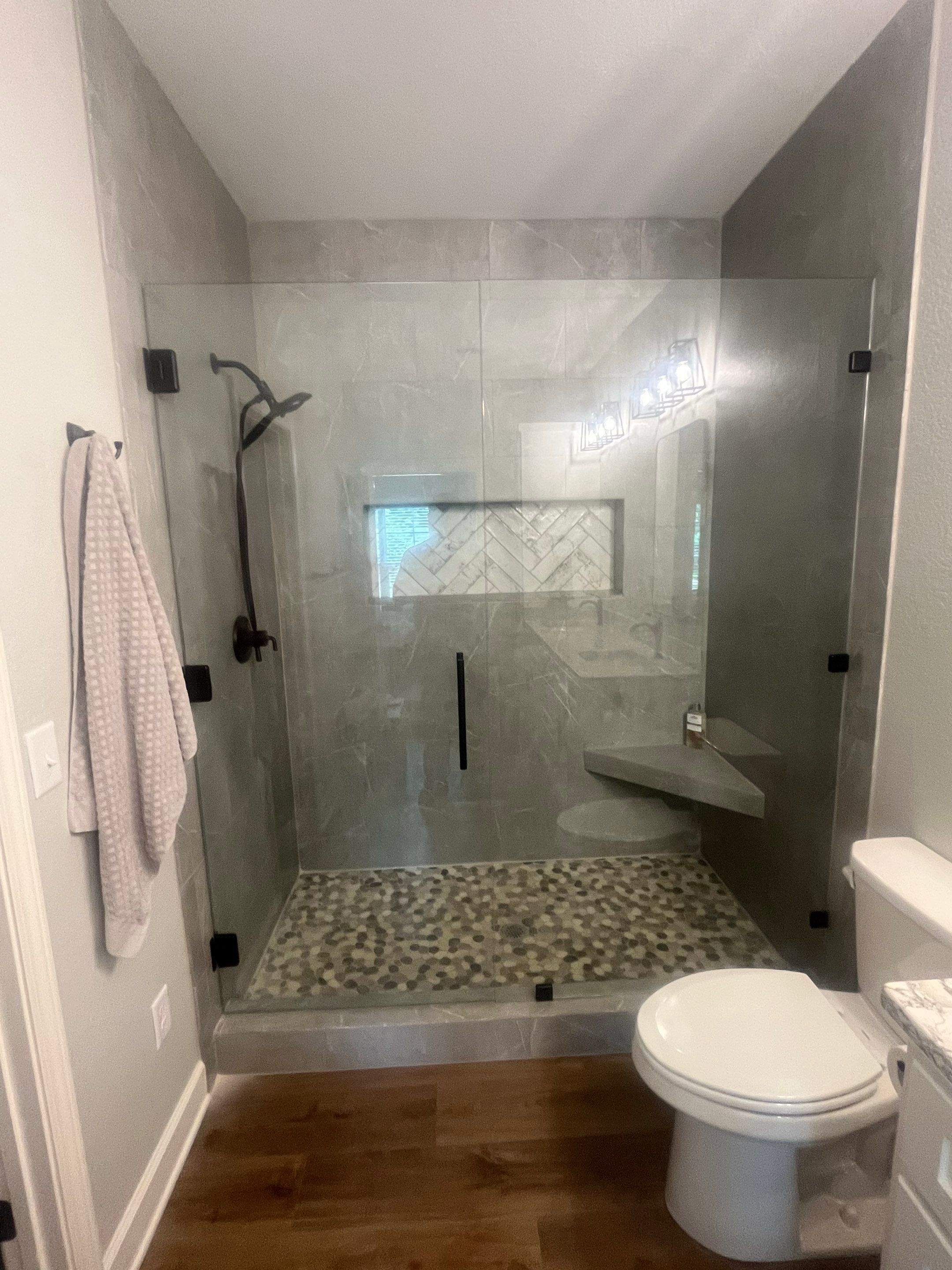 Shower Pictures by Custom Glass Service