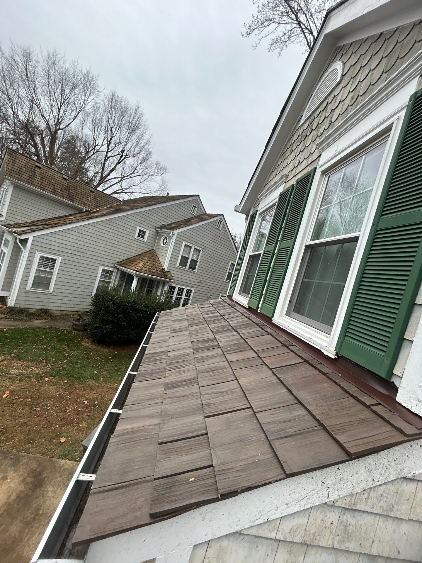 Reston :  Residential Roof Replacement with Brava Synthetic Cedar Shake Class C Natural  by RM Banning, Inc.