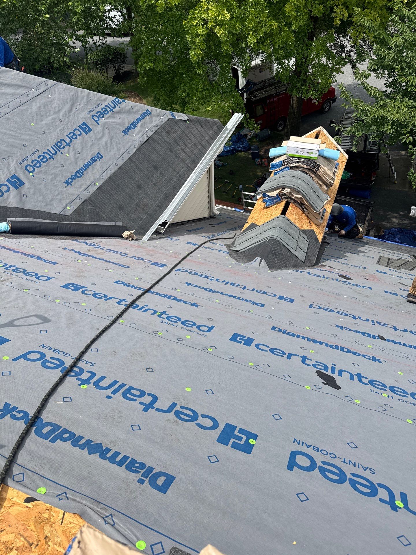 New Shingle Roof & New Gutters and downspouts with covers by Alpha Design Services
