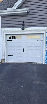 Garage Door Upgrade with Classic Style & Window Accents