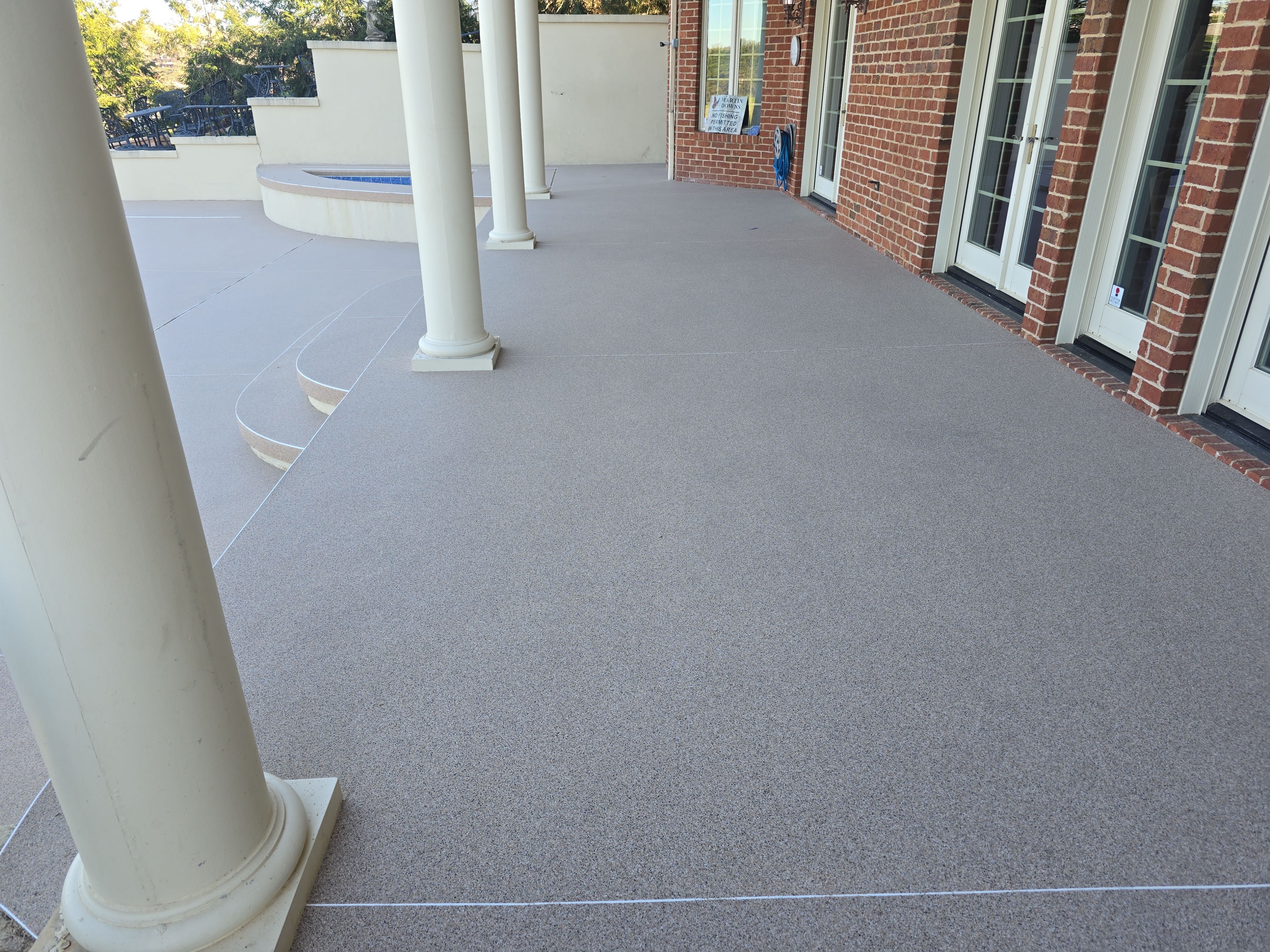 Pool Deck and Patio using Biscuit by Elite Floor Solutions