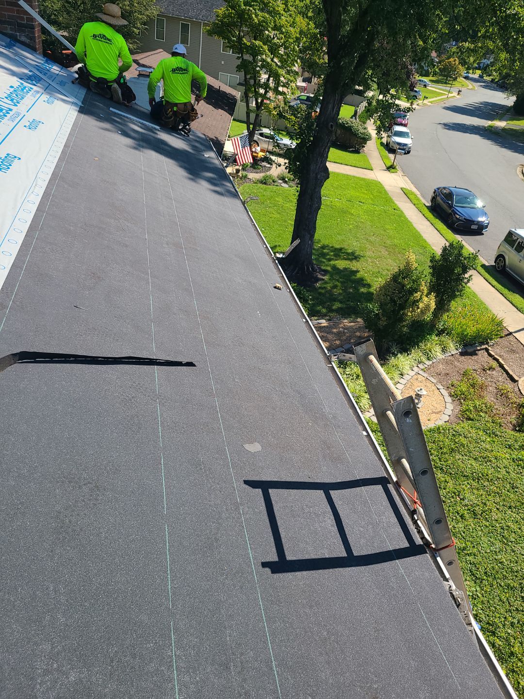 Burke: Residential Roof Installation with CertainTeed Landmark Pro Designer Shingles in Max Def Charcoal Black by RM Banning, Inc.