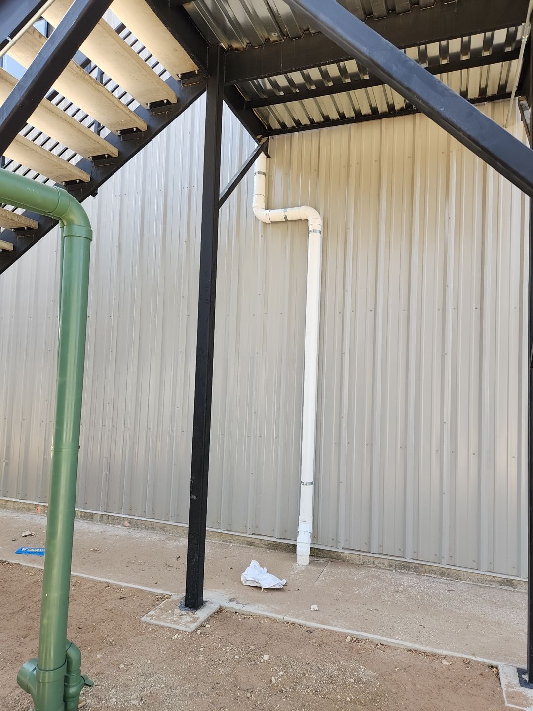 Commercial structure utilizing rainwater harvesting for all its water needs! by Hill Country Rain Water