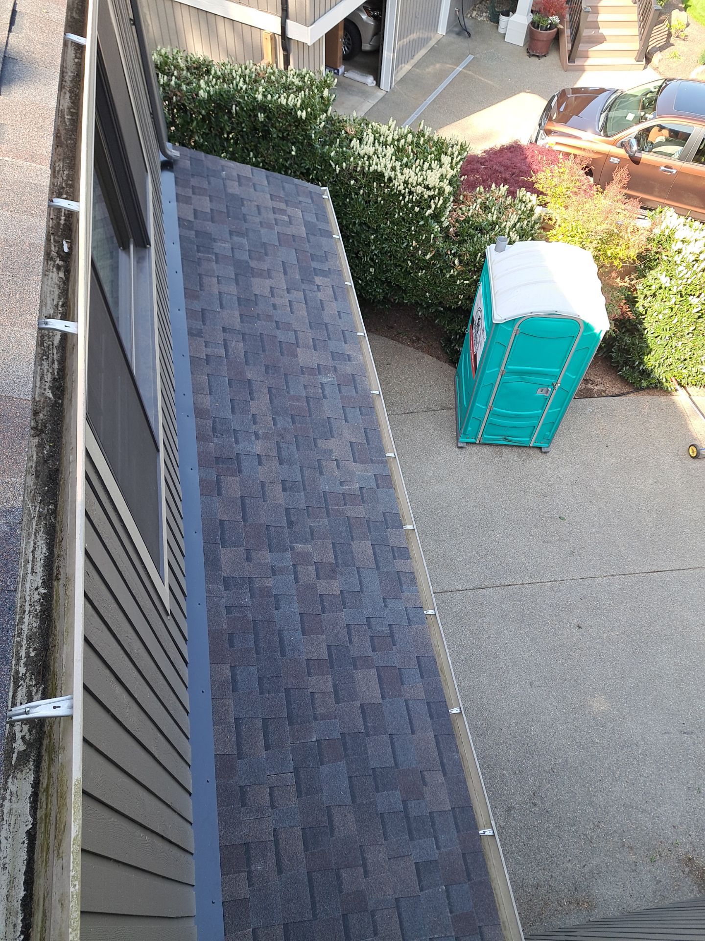 Bad EuroShield Install to Shingles in Issaquah by Roof Smart