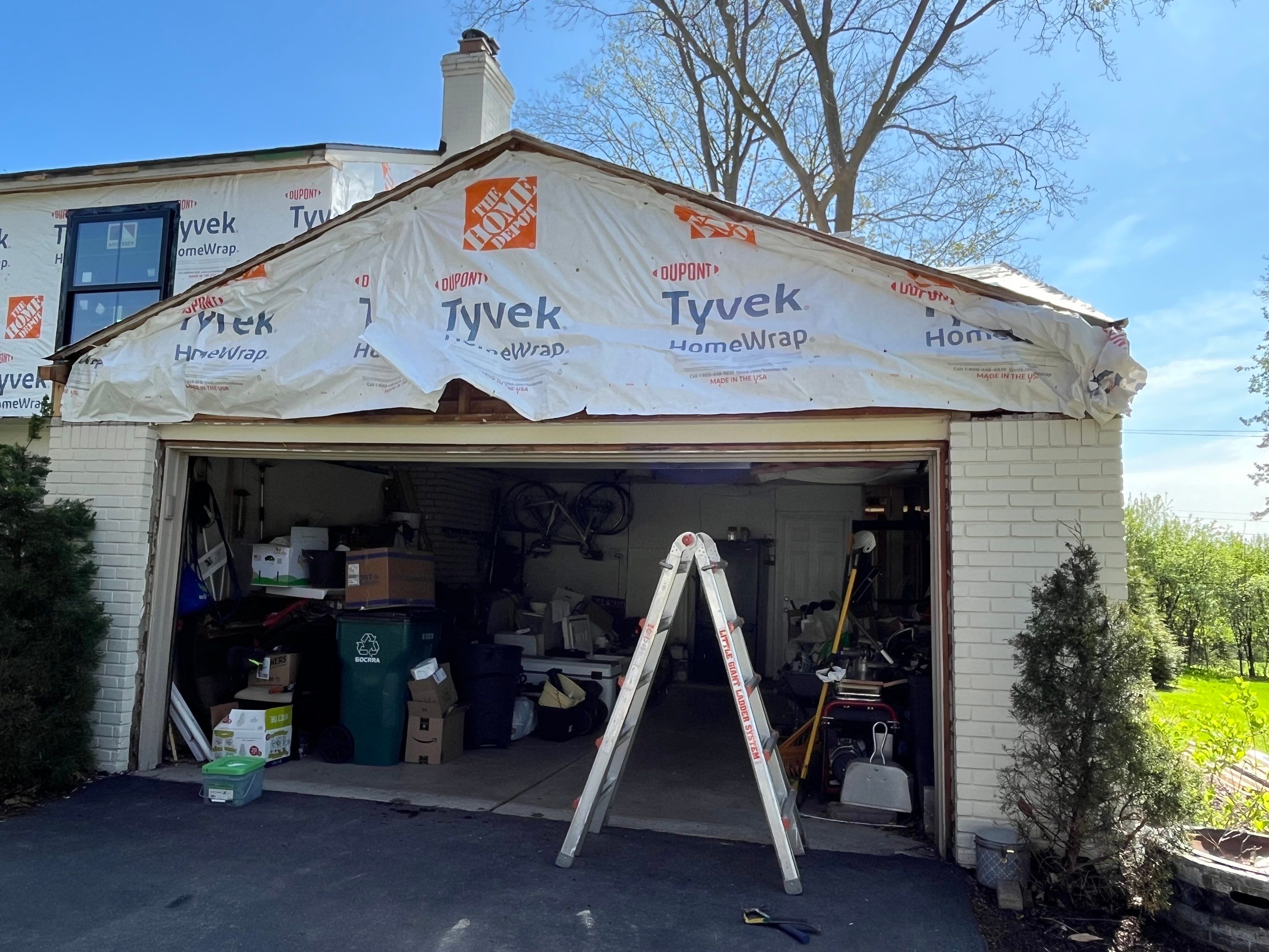 Siding Replacement using Hardie Plank S8 1/4"  Arctic White by 180 Contractors