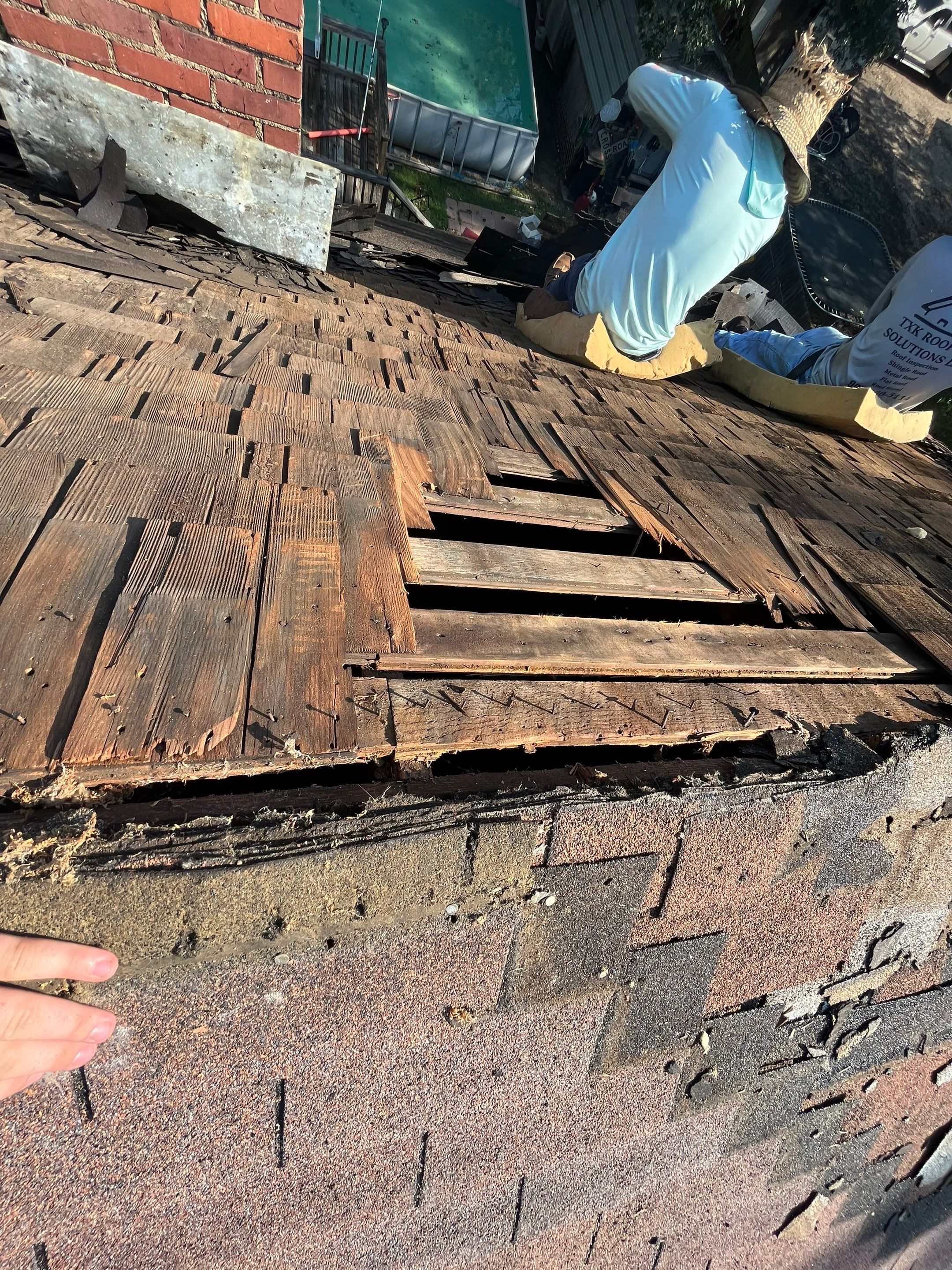 Residential Metal Roof Replacement using Reed's Metals: Colored Residental Panel (Burgundy) by Hostetler Roofing