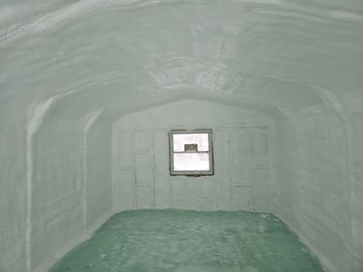 Closed Cell Spray Foam Applied to a Metal Shed