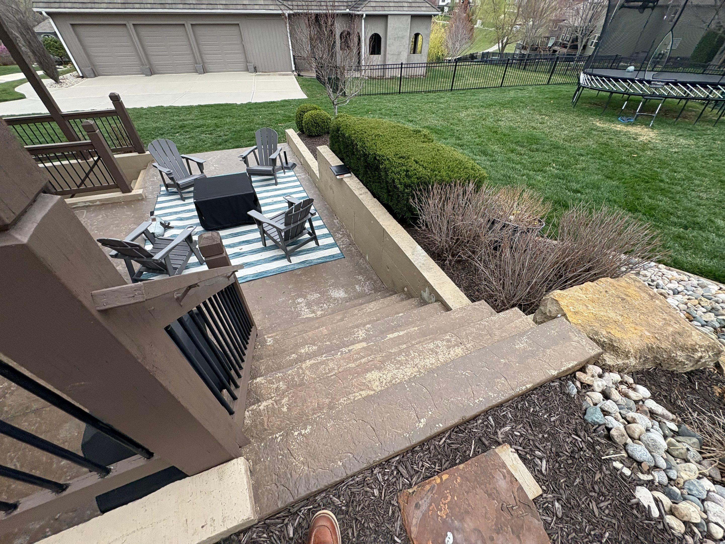 Stamped Concrete Resurface - Lee's Summit, MO by Big Red Decorative Concrete, LLC