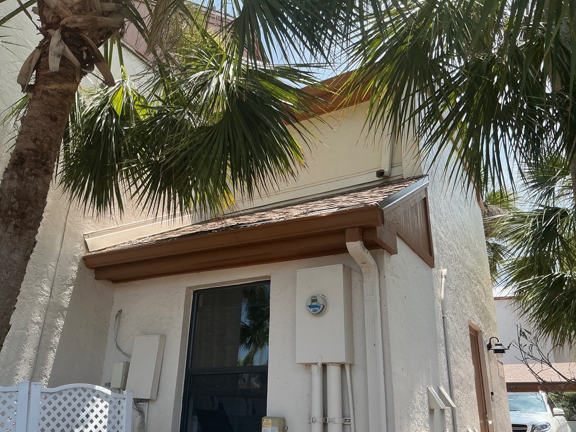 Downspout Installation Project in Sarasota FL by Gutter Professors