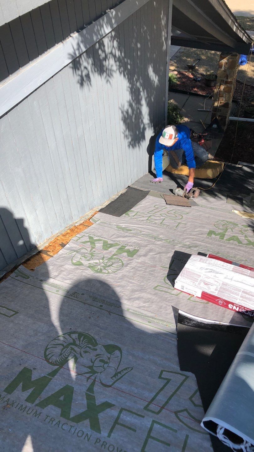 Residential Roofing Installation using GAF Natural Shadow  by A & H Roofing and Contracting