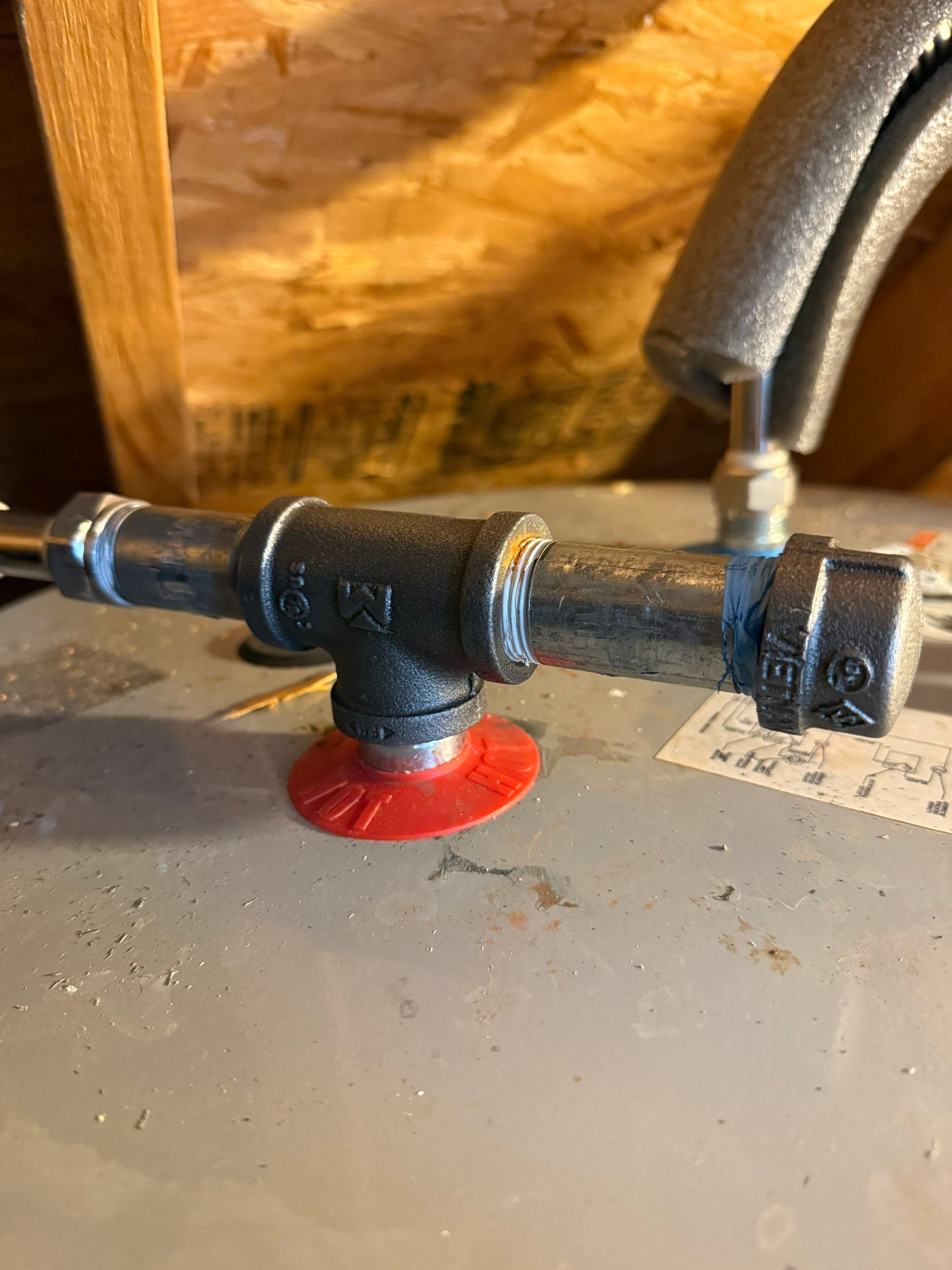 Attic Water Heater Installation and General Plumbing Repairs in College Station by 4L Contracting LLC