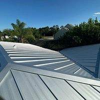 26ga 1" Nail-Strip Mill Finish  by Total Roofing System The Metal Roof Experts