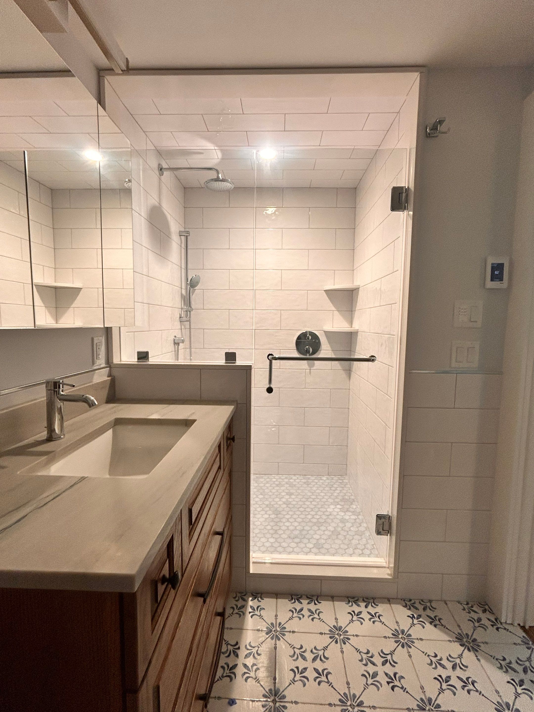 Shower using Hardware by CRL by Cheshire Glass Company
