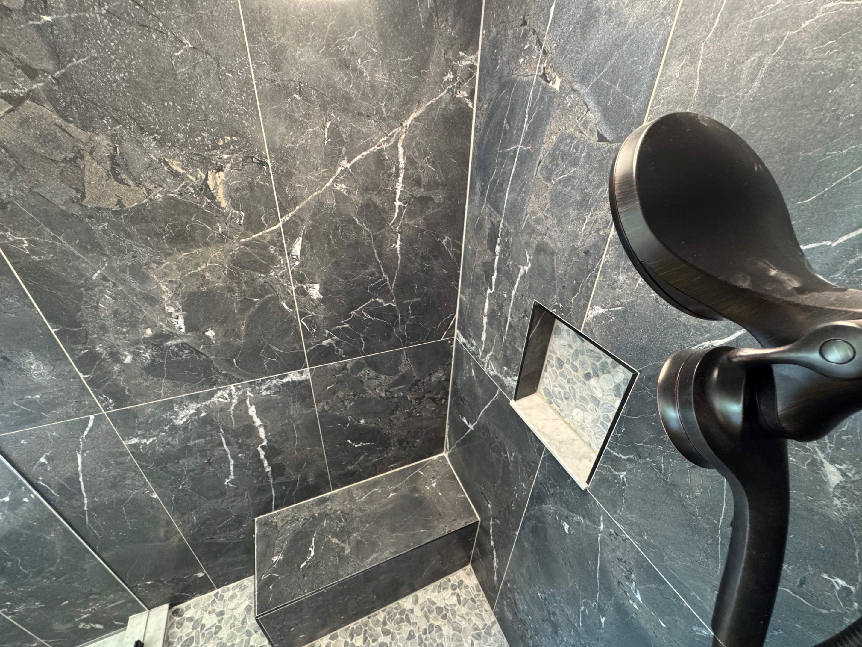 Master bathroom renovation by Prudencio