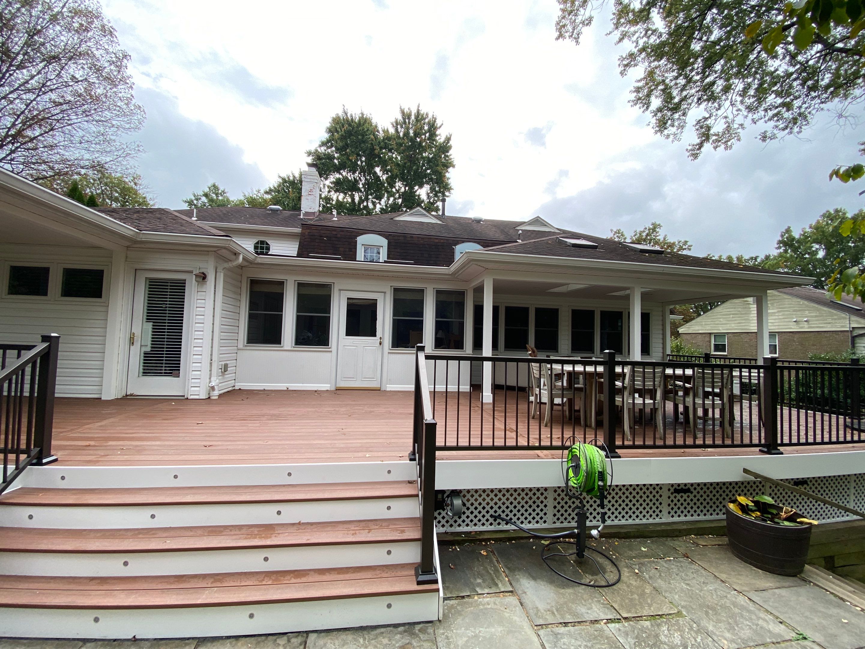 Deck Transformation using Timbertech & Azek by The Smet Companies, LLC