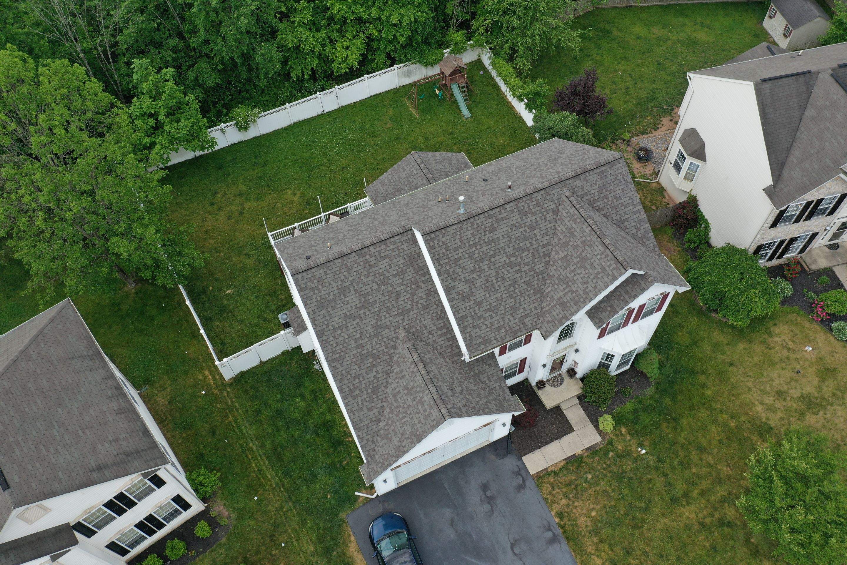 Roofing Installation using CertainTeed Landmark - Weathered Wood by Storm Guard of Ches-Mont PA