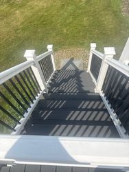 Gutter Cleaning in Lafayette, NJ — Gallo Bros job photo