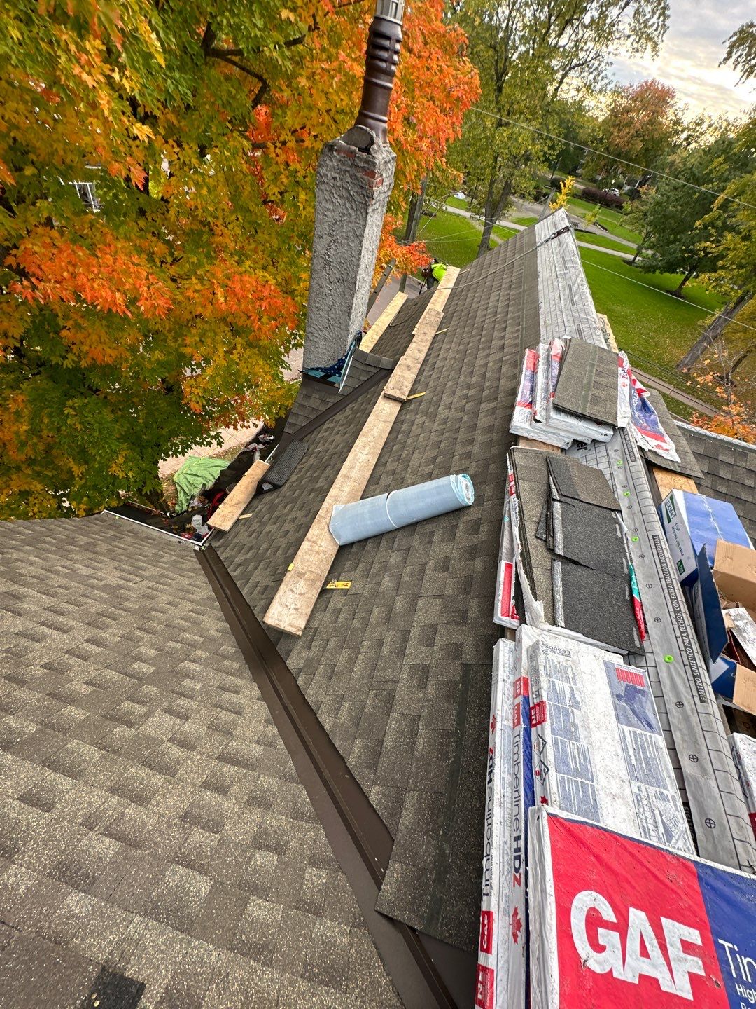 Residential Roofing Installation using Asphalt GAF HDZ by Artisan Roofing & Home Improvements Inc.