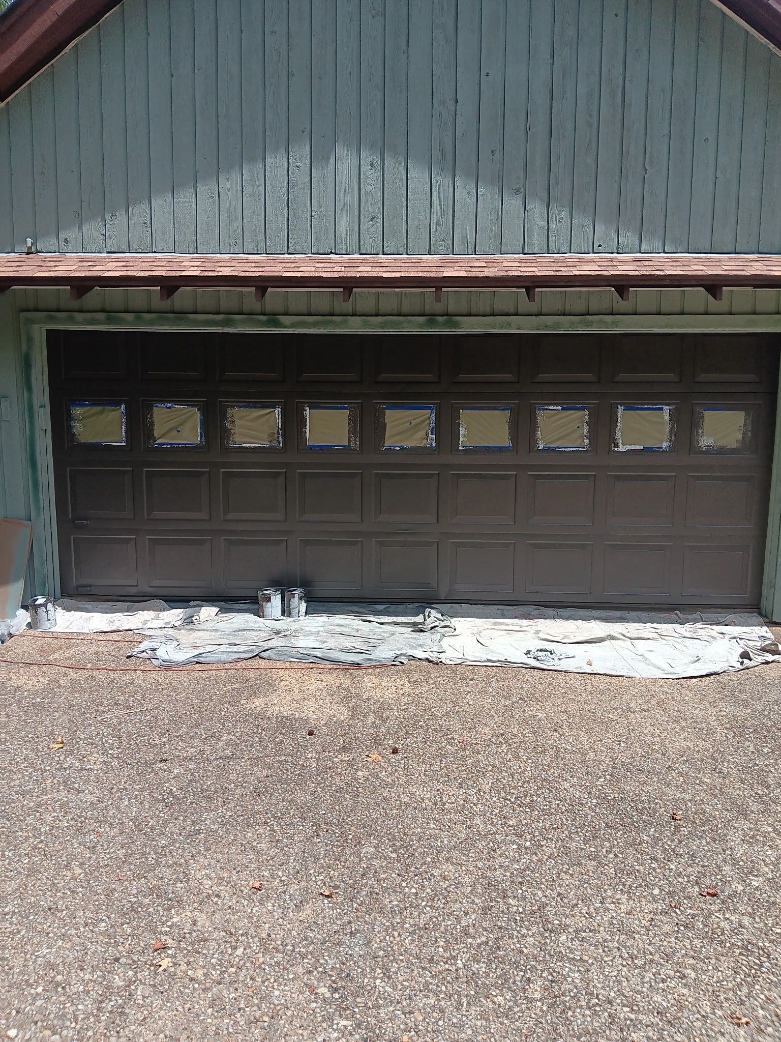 Careful Stain Work & Fresh Color on Unique Property Tyler, TX by Quality Coats Painting