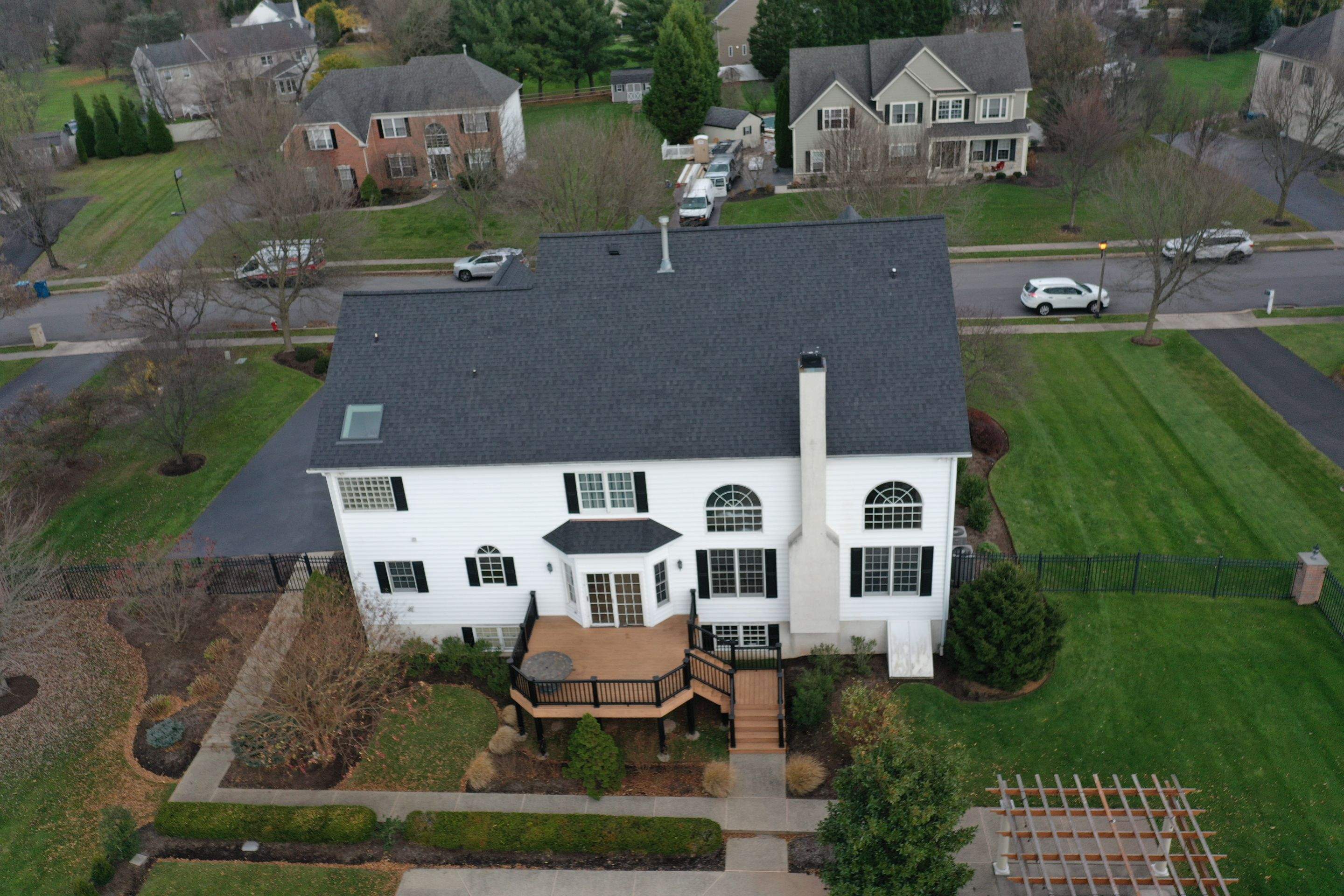 Roofing Installation using CertainTeed Landmark - Moire Black by Storm Guard of Ches-Mont PA