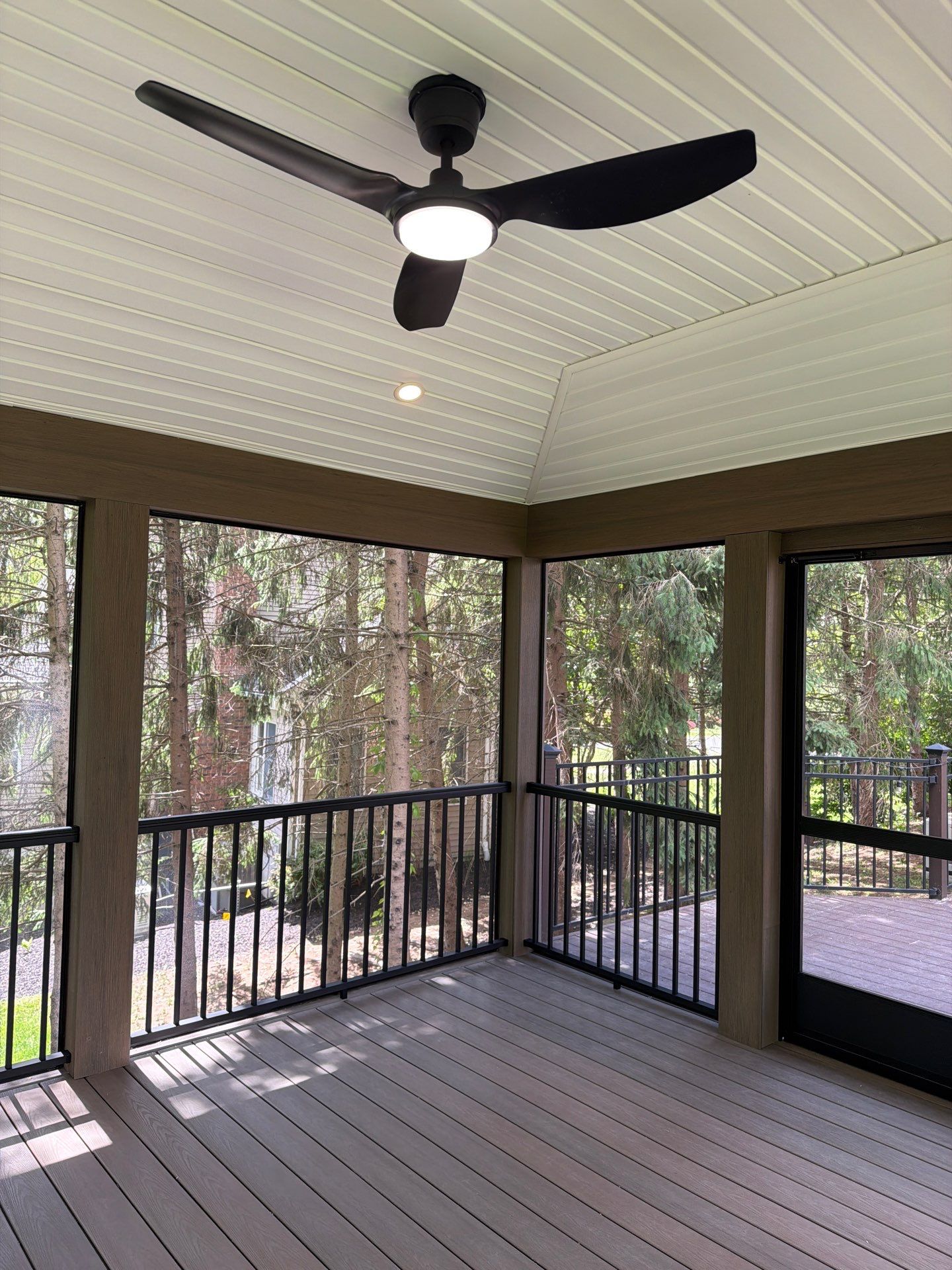 New Deck With a Screened In Porch In Mendham, New Jersey by deck guardian