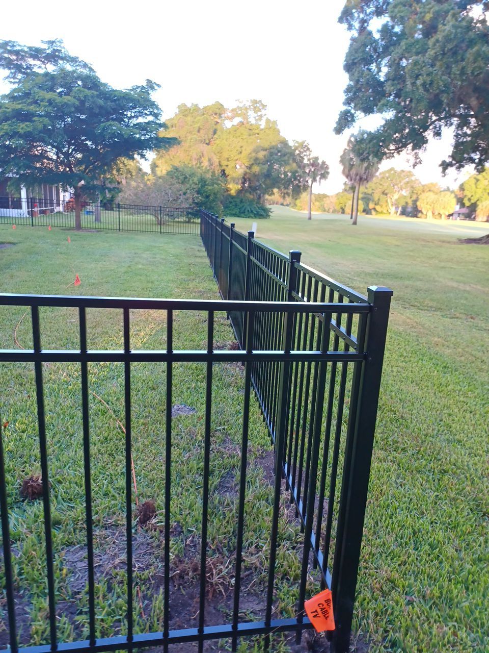Sarasota, FL 4 ft. Tall 3-Rail Black Aluminum  by Asap fence and gates, LLC