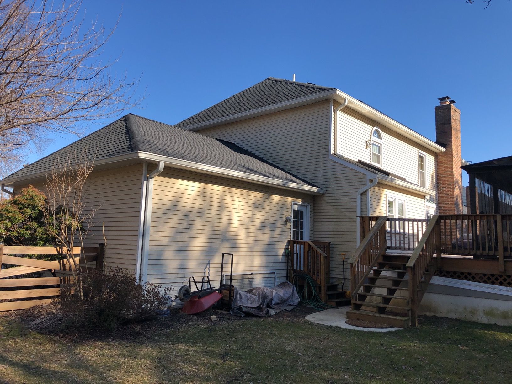 Siding Replacement using James Hardie siding by American Home Contractors
