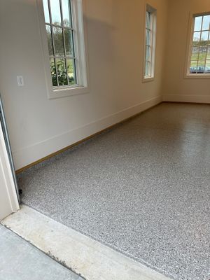 Garage Floor Coating using Creekbed