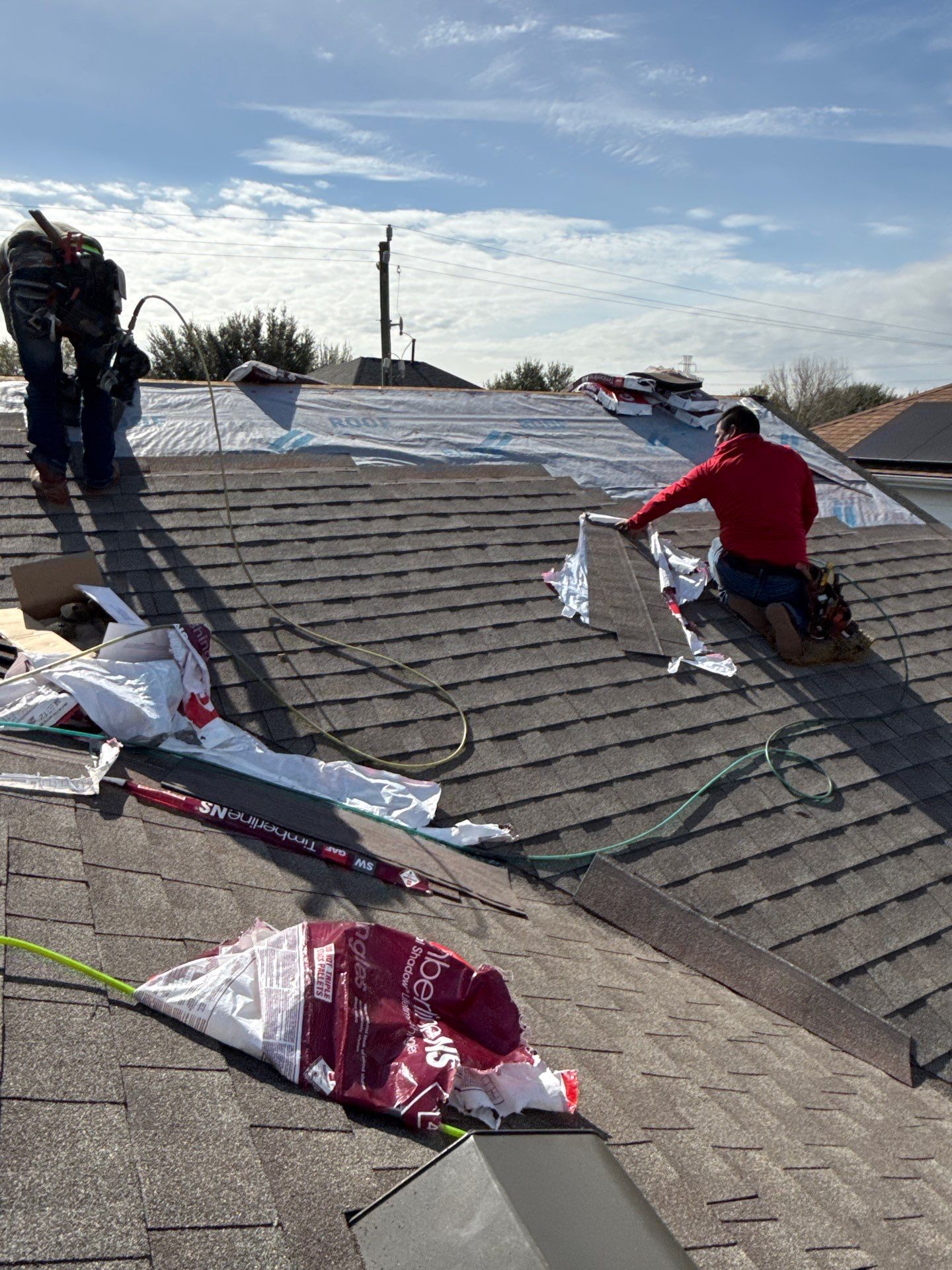 Residential Roof Replacement using GAF NATURAL SHADOW - WEATHERED WOOD by Elite Roofing LLC