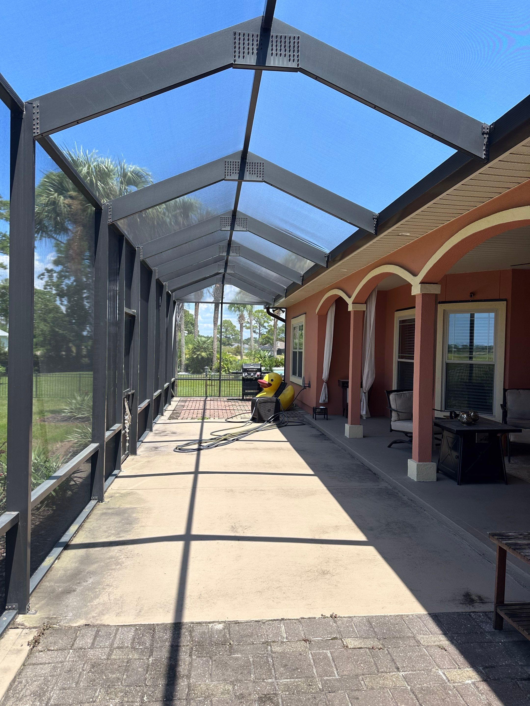 Patio Cover w/Pergola Trim using Colorbeam by Titan Sunrooms
