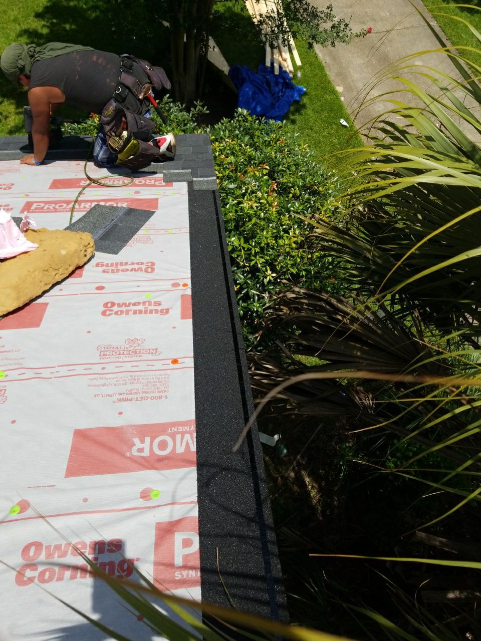 Residential Roofing Installation using Roof Replacement by American Roofing & Construction LLC